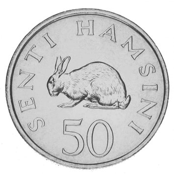 Tanzania 50 Sep 1989 UNC Hare