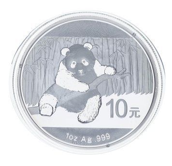 Coin China 10 Yuan 2014 Silver UNC Panda