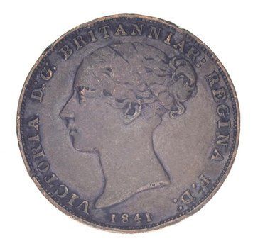 Монета Джерсі 1/26 шилінгів 1841 F-VF М14678 фото