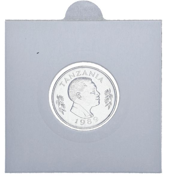 Монета Танзания 50 сенти 1989 UNC Заяц М11845 фото