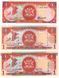 Trinidad and Tobago set of 3 2006 UNC banknotes