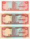 Trinidad and Tobago set of 3 2006 UNC banknotes