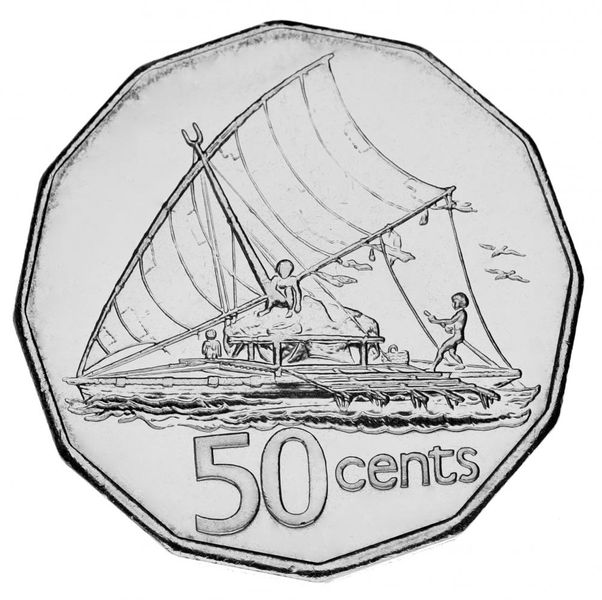 Fiji 50 cents 2006 UNC