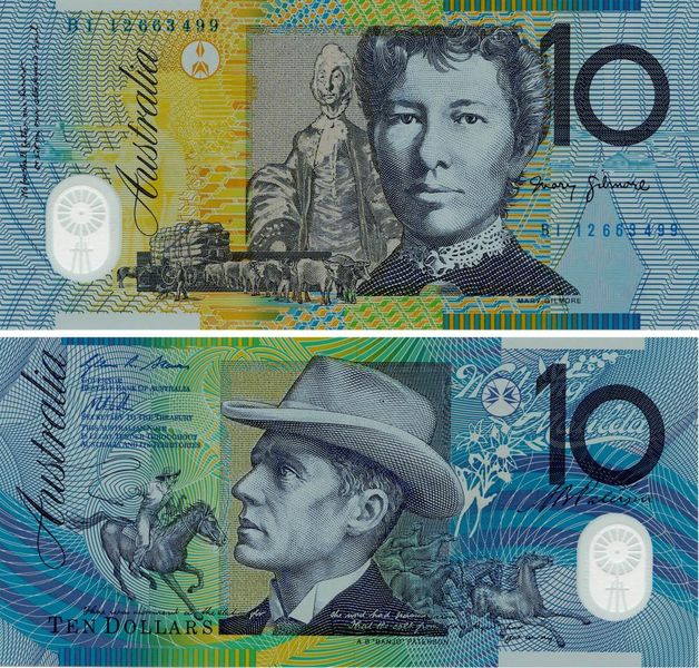 Australia 10 dollars 2012 UNC (P58f)