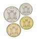 Coins set Zambia set of 4 coins 2012 UNC 5, 10, 50 ngwe, 1 kwacha