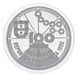 Coin Portugal 100 escudos 1990 Silver Proof Golden Age of Discovery - Celestial Navigation (Ag 925, 21 grams)