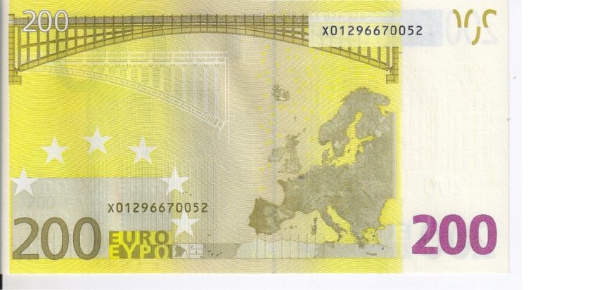 Germany 200 Euro 2002 X R005 Duisenberg UNC