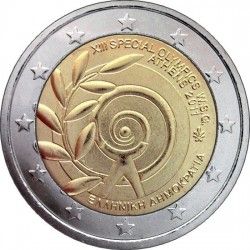 Greece 2 Euro 2011 "Special Olympics" UNC (KM # 239)