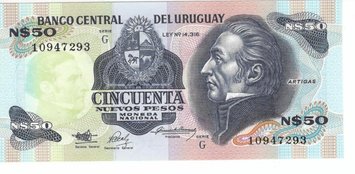 Uruguay 50 pesos UNC