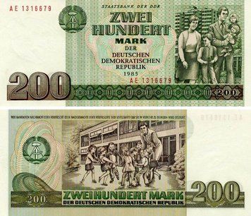 Coin Germany 200 marks 1985 AU-UNC (P32)
