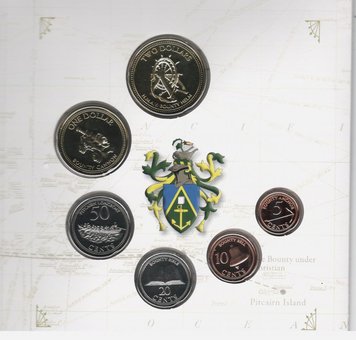 Pitcairn Islands Set of 6 2009 UNC Coins