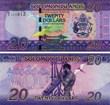Banknote Solomon Islands $ 20 2021 UNC (P34)