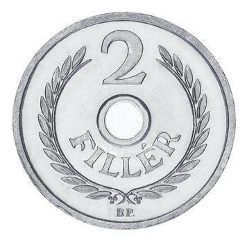 Монета Угорщина 2 філери 1973 UNC М20608 фото
