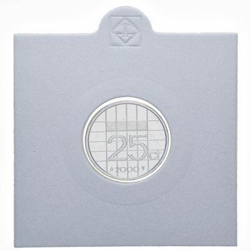 Монета Нідерланди 25 центів 2000 UNC М10854 фото