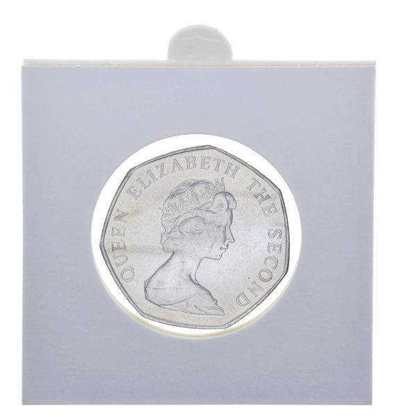 Falkland Islands 50 pence 1998 AU-UNC Wolf