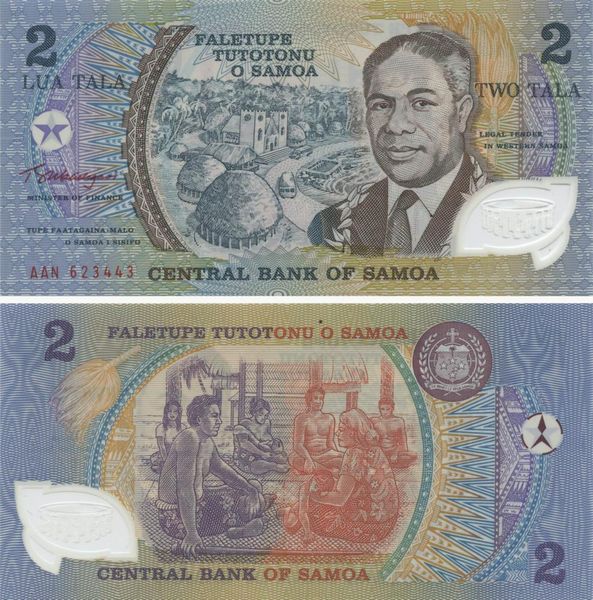 Samoa 2 Tala 1990 UNC (P31)