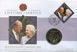 Coin Isle of Man 1 crown 2011 UNC Queen Elizabeth II and Prince Philip in a souvenir package М13683 photo 1