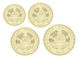 Tajikistan set of 4 coins 2013-2015 UNC