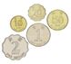 Hong Kong set of 5 coins 1998-2015 UNC 10, 20, 50 cents, 1, 2, dollar