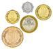 Coins set Chile set of 5 coins 2006 UNC 1, 5, 10, 50 100 pesos