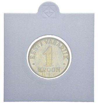 Естонія 1 крона 2001 F-VF М11572 фото