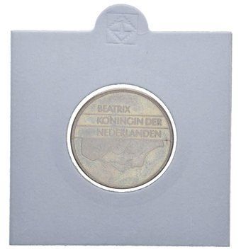 Монета Нідерланди 5 гульденів 1988 F-VF М11422 фото