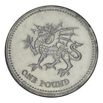 Монета Великобританія 1 фунт 2000 F-VF М21814 фото