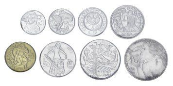 Набор монет Сан-Марино набор из 8 монет 1973 UNC 1, 2, 5, 10, 20, 50, 100, 500 лир (серебро) М20029 фото