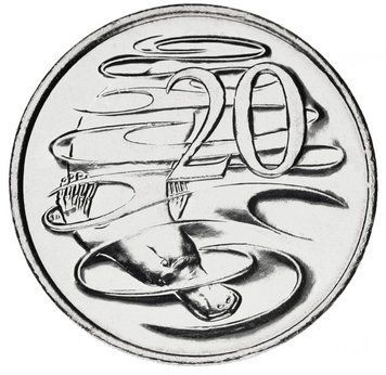 Австралія 20 центів 2000 UNC М14108 фото