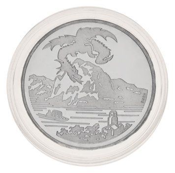 Монета Швейцарія 20 франків 1996 Срібло UNC Дракон із Брено М17015 фото