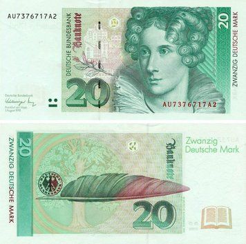 Banknote Germany 20 marks 1991 UNC (P39a)