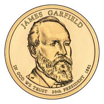Монета США 1 долар 2011 D &laquo;20-й Президент Джеймс Гарфілд&raquo; UNC (KM#502) М01555 фото