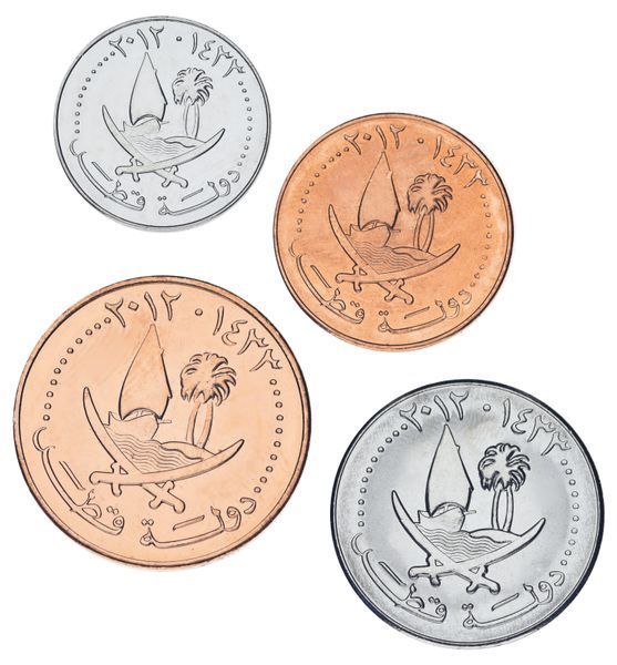 Набір монет Катар набір з 4 монет 2012 UNC 5, 10, 25, 50 дирхам М23661 фото