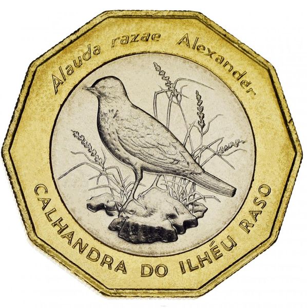 Cape Verde 100 Escudos 1994 Bimetal UNC Bird (KM # 39)