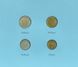 Colombia Set of coins 1990-1991 UNC 5, 10, 20, 50 pesos and 1 mark Booklet