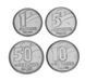 Набір монет Бразилія набір з 4 монет 1989 UNC 1, 5, 10, 50 сентаво М15572 фото 2