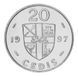 Гана 20 сед 1997 AU-UNC М15764 фото 2