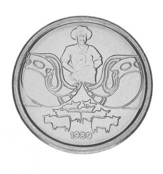 Бразилія 1 сентаво 1989 UNC М15573 фото