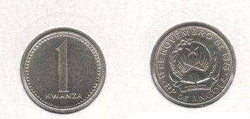 Ангола 1 кванза 1975 F-VF (KM#83) М02012 фото