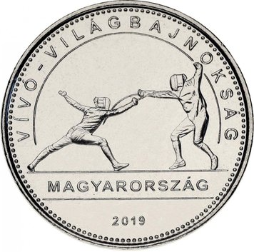 Hungary 50 HUF 2019 Fencing UNC