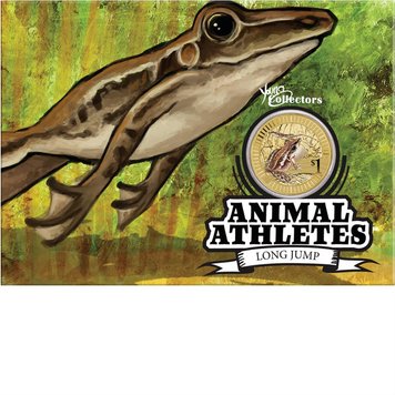 Australia 1 dollar 2012 "Children's Series Animal Athletes - Rocket Frog" UNC (KM # 1814)