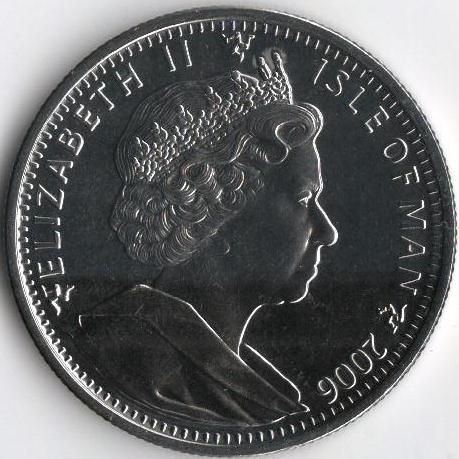 Острів Мен 1 крона 2006 &laquo;Кот.&nbsp;Кішка &raquo;UNC (KM#1290) М08263 фото