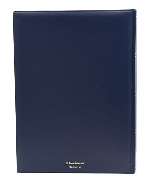 Альбом для марок (кляссер) на 64 страницы (32 белых листа) COMFORT синий Leuchtturm А19616 фото
