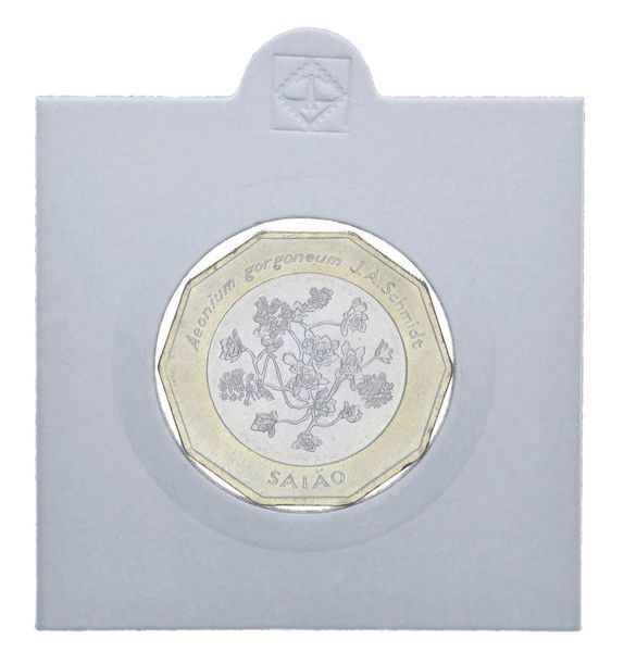 Кабо-Верде 100 ескудо 1994 Біметал UNC Квіти М11824 фото