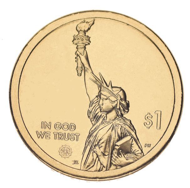 Монета США 1 долар 2021 UNC D Американські інновації - Перший державний університет (Північна Кароліна) М16868 фото