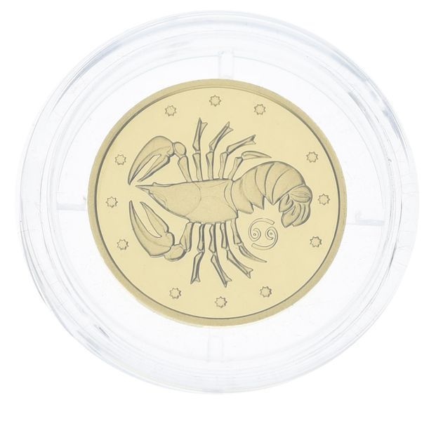 Монета Україна 2 гривні 2008 року Знаки зодіаку - Рак Proof (KM # 483) М01265 фото