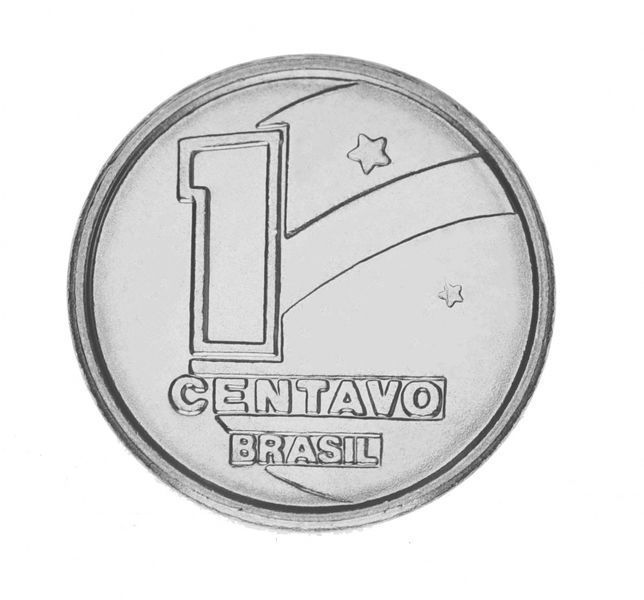 Бразилія 1 сентаво 1989 UNC М15573 фото