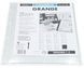 Sheet for 1 banknote (bill). Grande format (240*310) (5 sheets) Leuchtturm