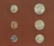 Coins set Zimbabwe Set of coins 1980-1983 UNC 1, 5, 10, 20, 50 cents, 1 dollar and 1 mark Booklet