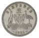 Coin Australia 6 pence 1951 Silver F-VF (Ag 500, 2.83 gram)